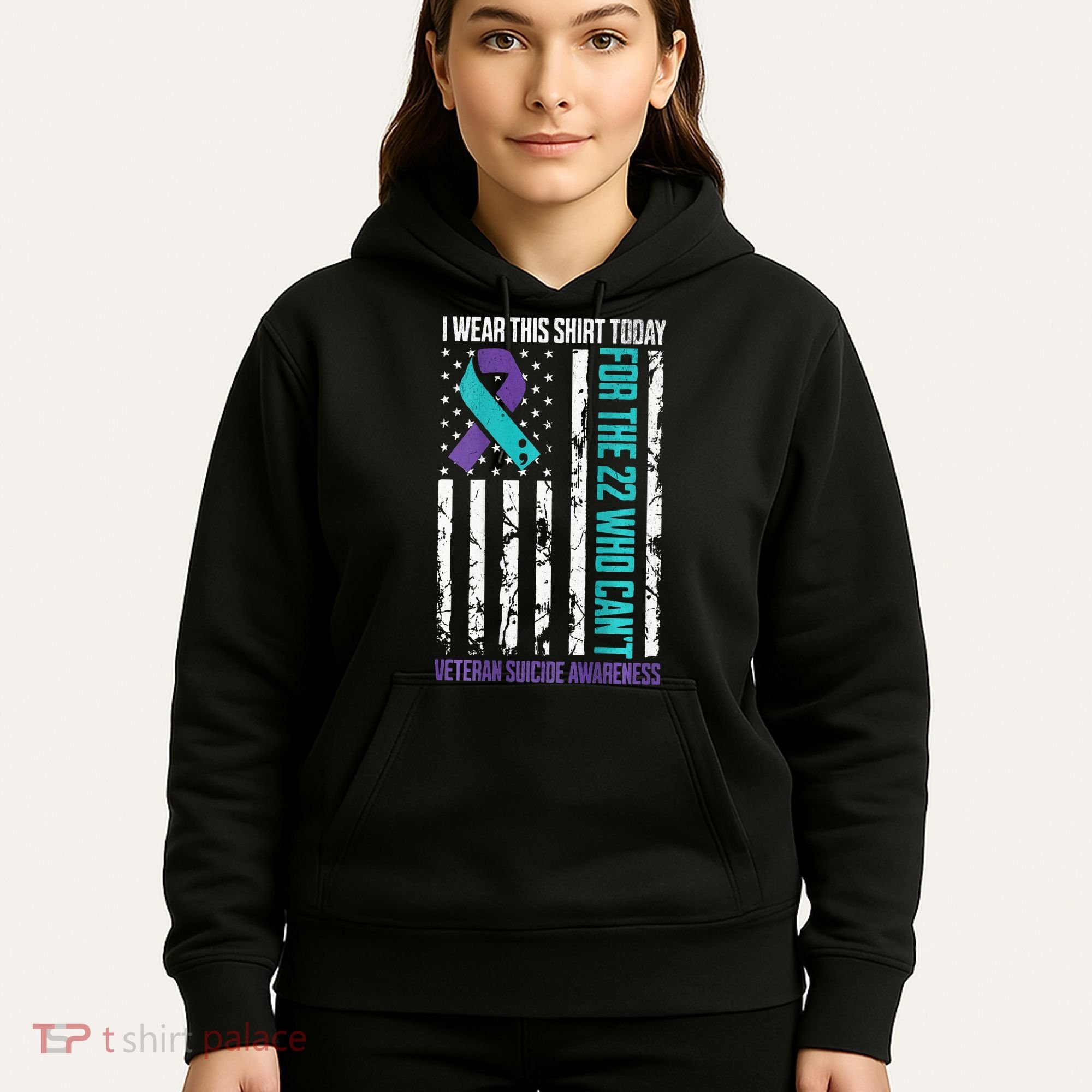 Military Veteran Suicide Awareness Crisis Number Hoodie