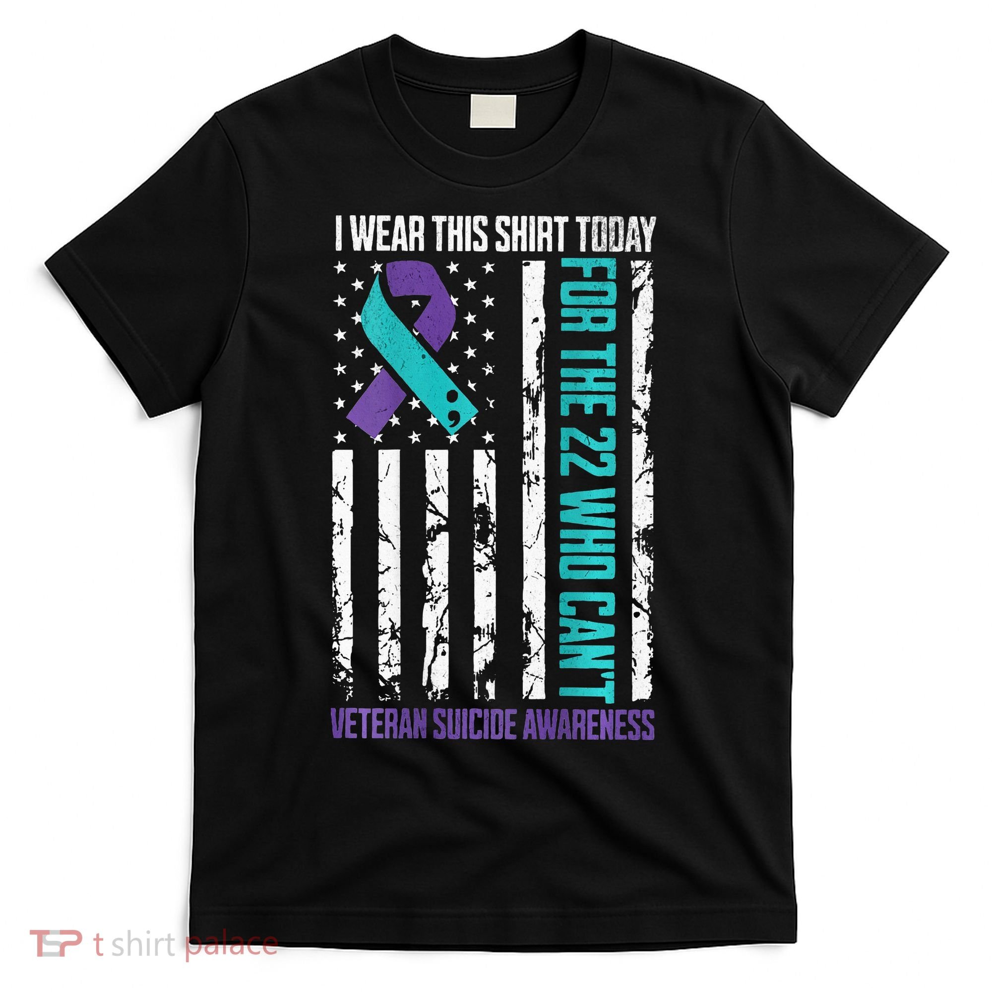 Military Veteran Suicide Awareness Crisis Number T-Shirt