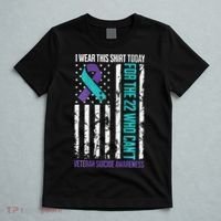 Military Veteran Suicide Awareness Crisis Number T-Shirt thumb 5