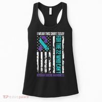 Military Veteran Suicide Awareness Crisis Number Women's Tank Top thumb 0