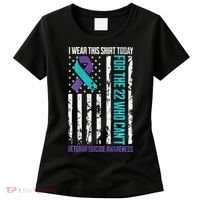 Military Veteran Suicide Awareness Crisis Number Women's T-Shirt thumb 0