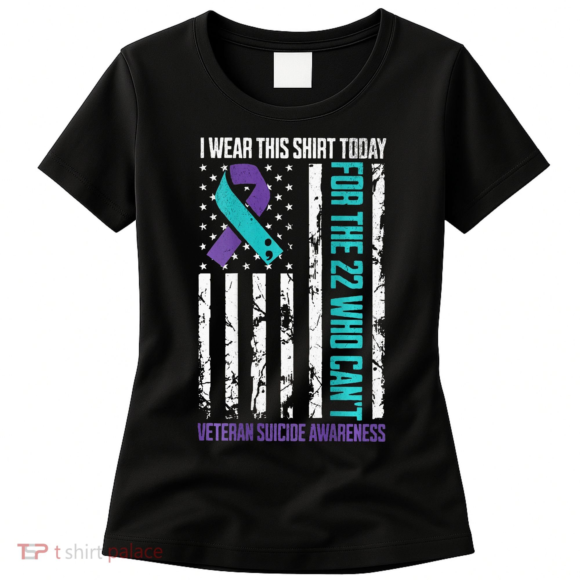 Military Veteran Suicide Awareness Crisis Number Women's T-Shirt