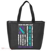 Military Veteran Suicide Awareness Crisis Number Tote Bag thumb 0