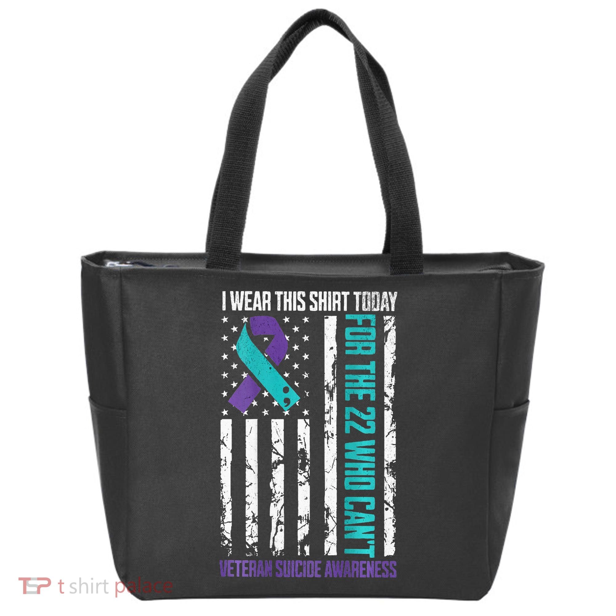 Military Veteran Suicide Awareness Crisis Number Tote Bag