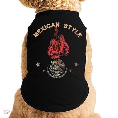 Mexican Vintage Style Boxing Great Boxer Doggie Tank