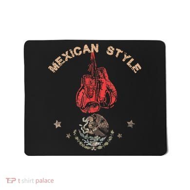Mexican Vintage Style Boxing Great Boxer Mousepad