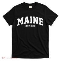 Maine Vintage State Athletic Style Swea T-Shirt thumb 0