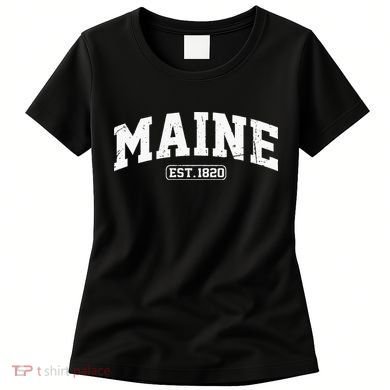 Maine Vintage State Athletic Style Swea Women's T-Shirt