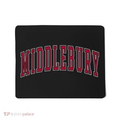 Middlebury Vermont Souvenir College Style Red Text Mousepad