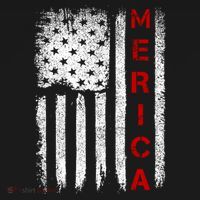 Merica Vintage USA Flag Stars And Stripes Funny 4th Of July T-Shirt thumb 7