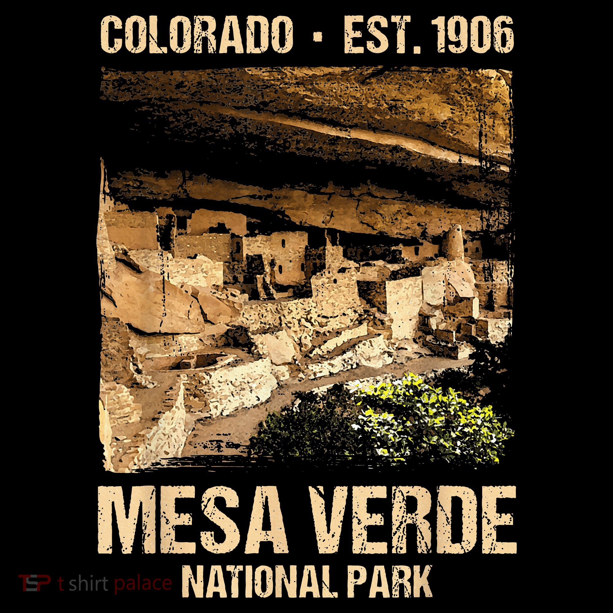Mesa Verde Us National Park Colorado T-Shirt