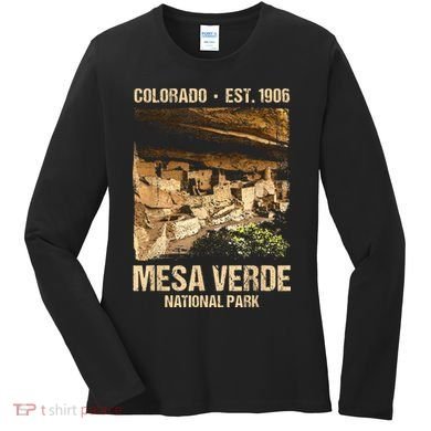 Mesa Verde Us National Park Colorado Women's Long Sleeve Shirt