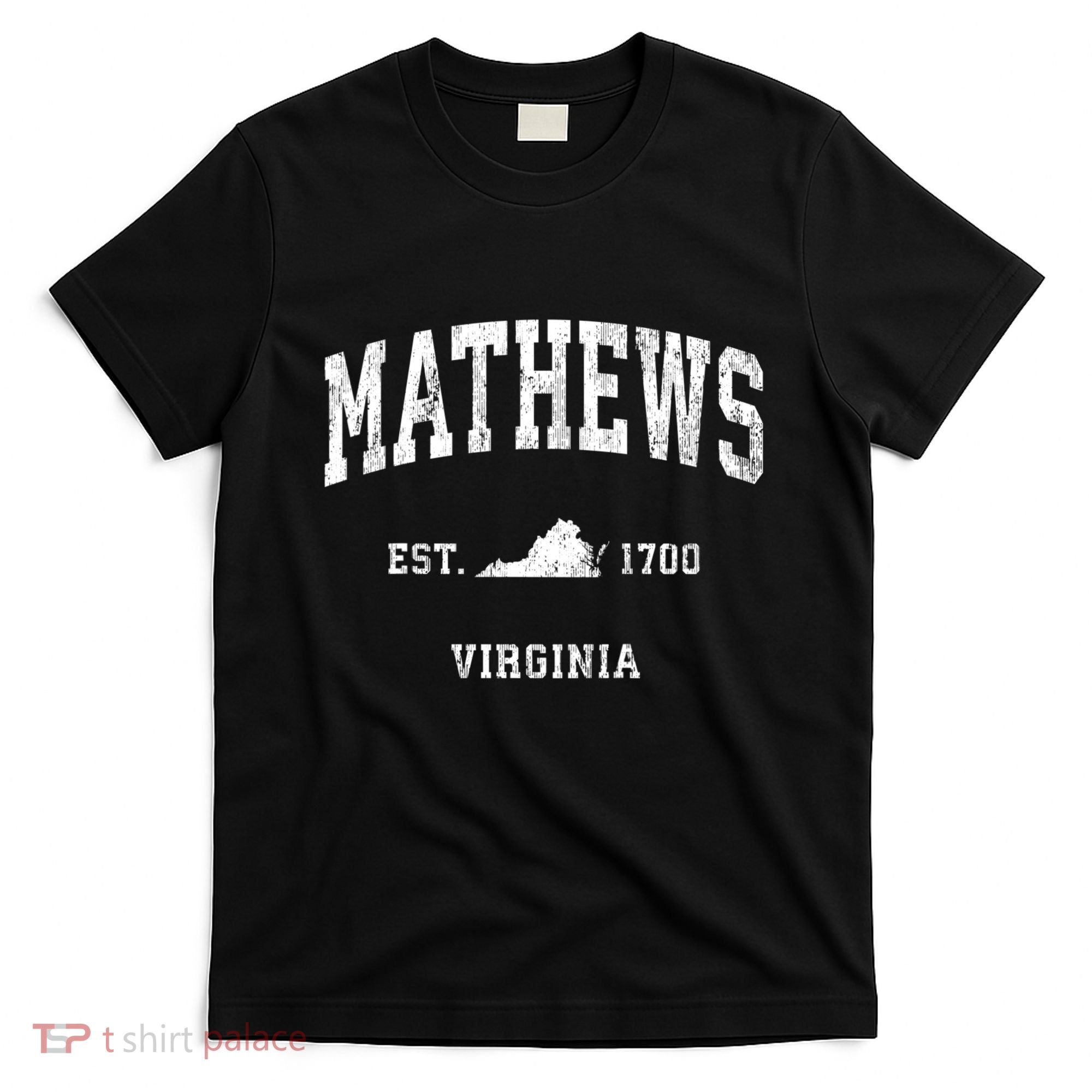 Mathews Virginia Va Vintage Athletic T-Shirt