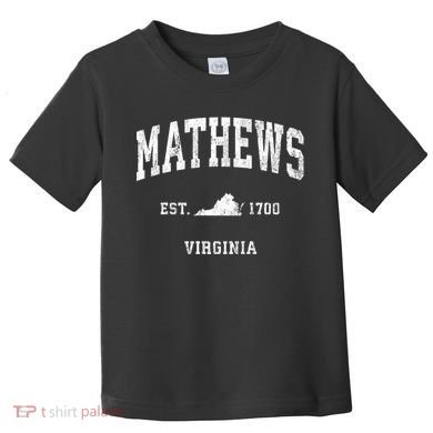 Mathews Virginia Va Vintage Athletic Toddler T-Shirt