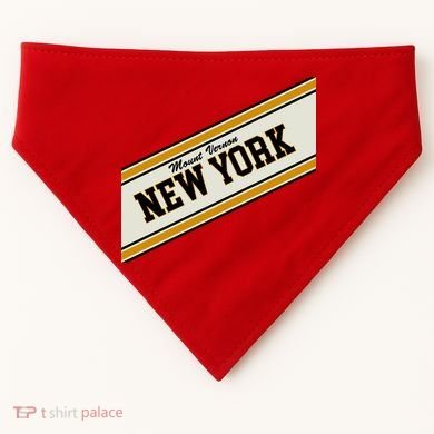 Mount Vernon Varsity Logo USA-Made Doggie Bandana