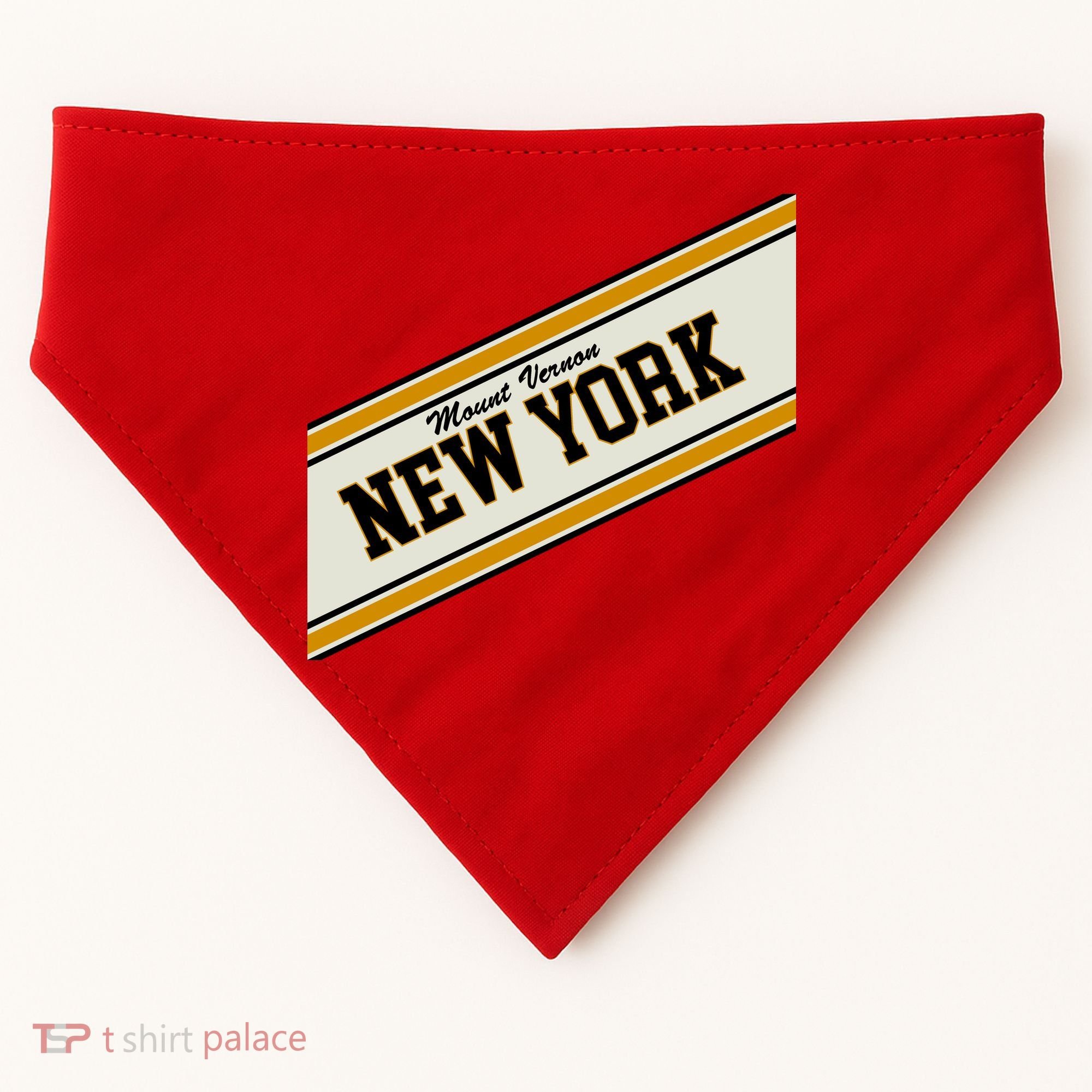 Mount Vernon Varsity Logo USA-Made Doggie Bandana