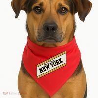 Mount Vernon Varsity Logo USA-Made Doggie Bandana thumb 1