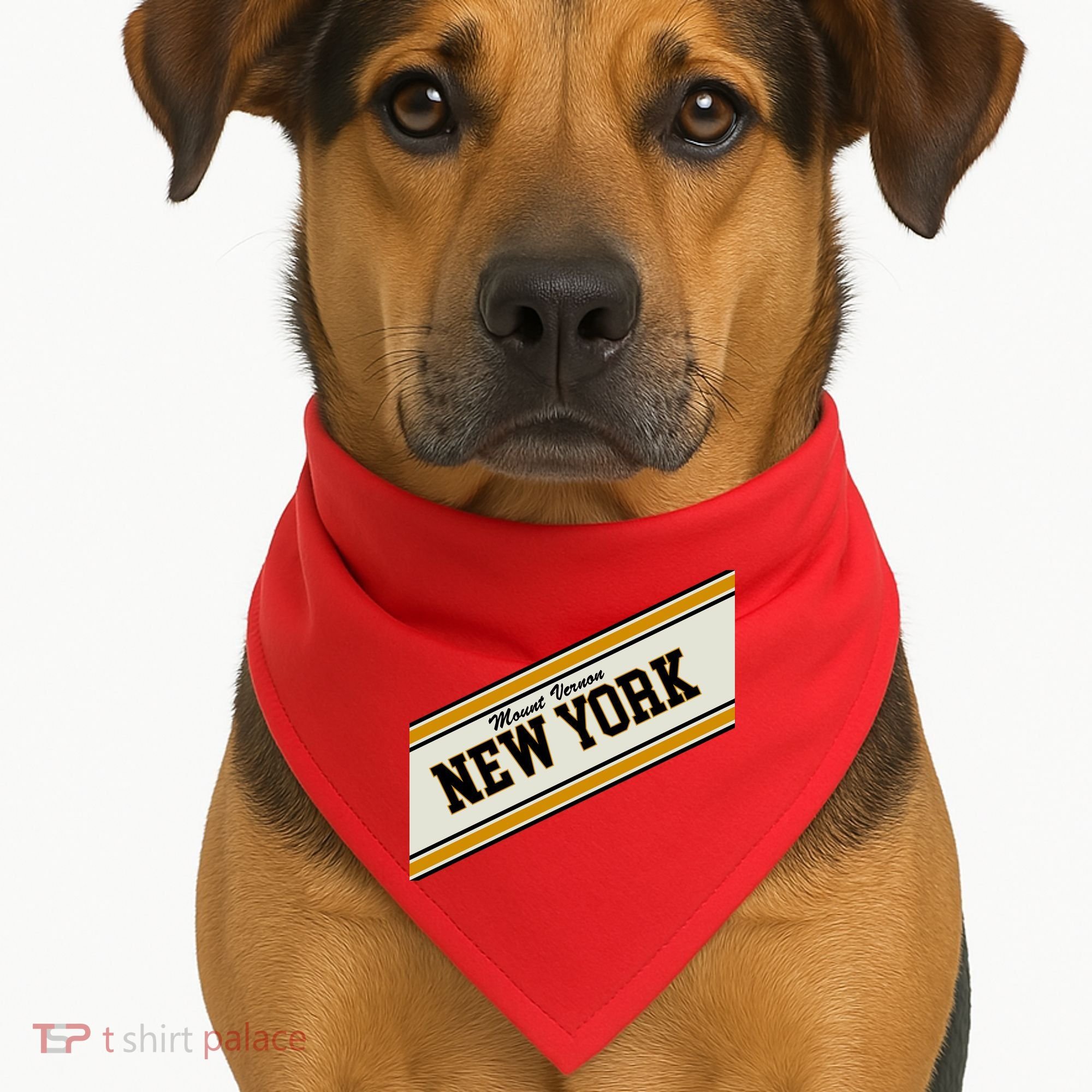 Mount Vernon Varsity Logo USA-Made Doggie Bandana