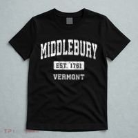 Middlebury Vermont Vt Vintage Sports Established T-Shirt thumb 5