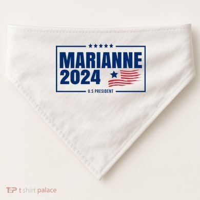 Marianne Williamson 2024 US President USA-Made Doggie Bandana