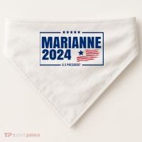 Marianne Williamson 2024 US President USA-Made Doggie Bandana thumb 0