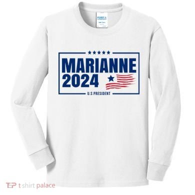 Marianne Williamson 2024 US President Kids Long Sleeve Shirt