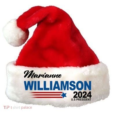 Marianne Williamson 2024 US President Election Santa Hat