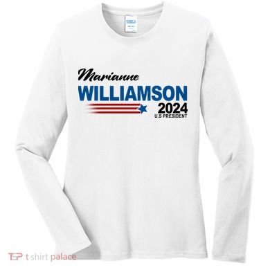 Marianne Williamson 2024 US President Election Women's Long Sleeve Shirt