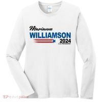 Marianne Williamson 2024 US President Election Women's Long Sleeve Shirt thumb 0