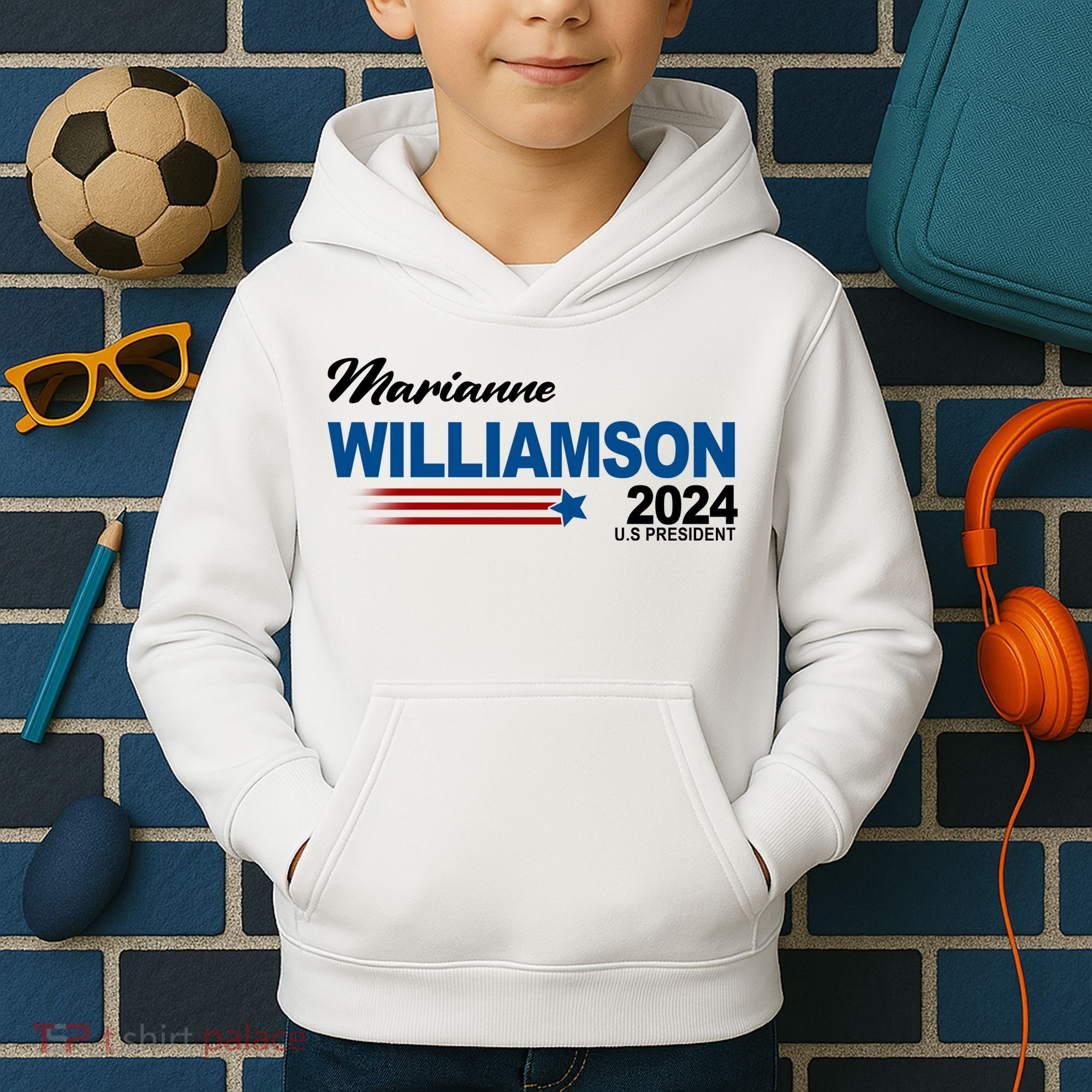 Marianne Williamson 2024 US President Election Kids Hoodie