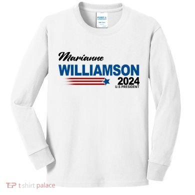 Marianne Williamson 2024 US President Election Kids Long Sleeve Shirt