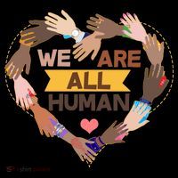 Multicultural We Are All Human Backpack thumb 2