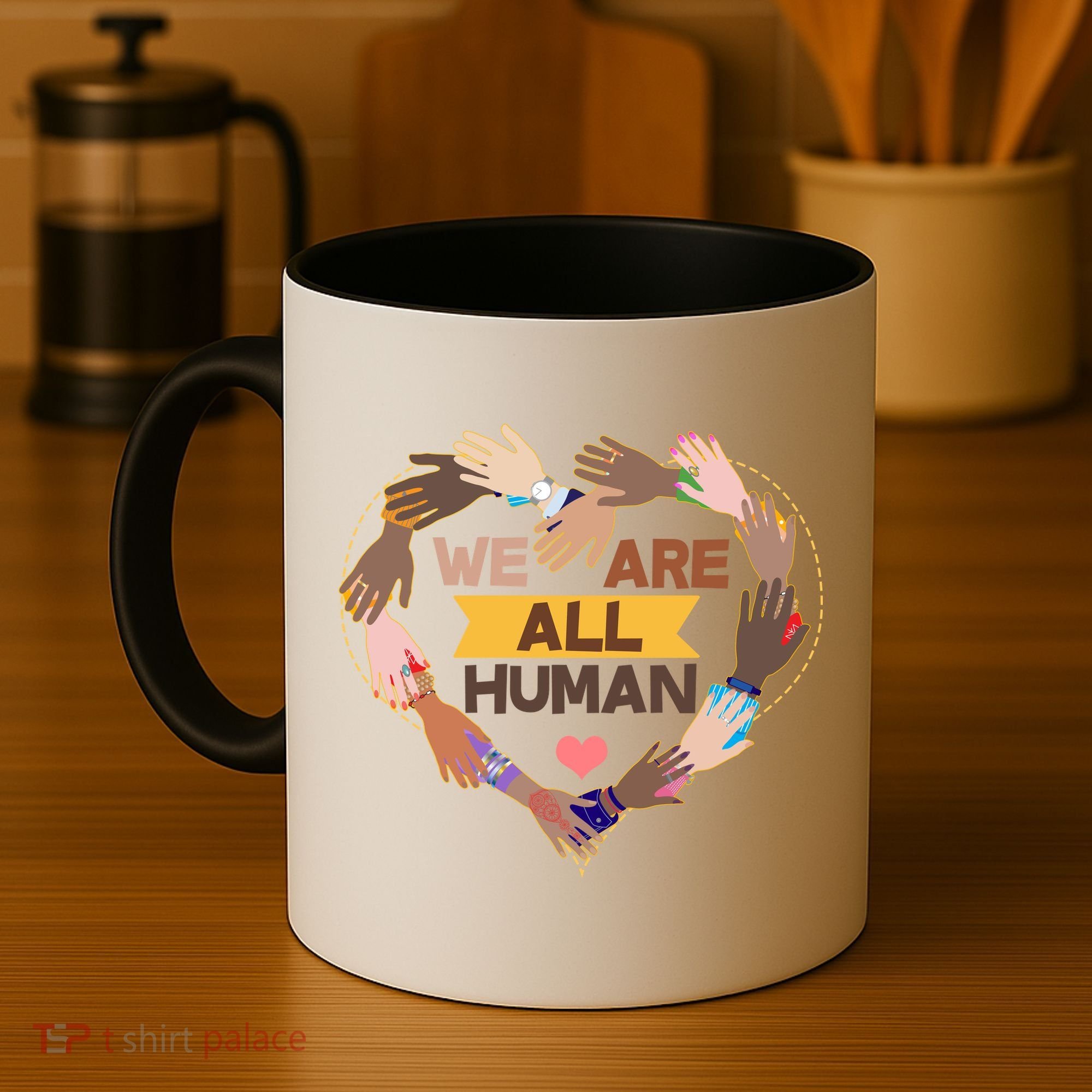 Multicultural We Are All Human Coffee Mug