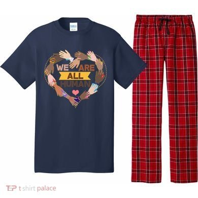 Multicultural We Are All Human Pajama Set