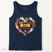 Multicultural We Are All Human Tank Top thumb 2