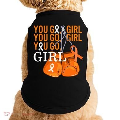 Ms Warrior Awareness You Go Multiple Sclerosis Fight Gift Doggie Tank