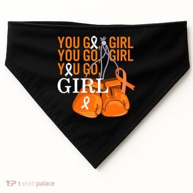 Ms Warrior Awareness You Go Multiple Sclerosis Fight Gift USA-Made Doggie Bandana