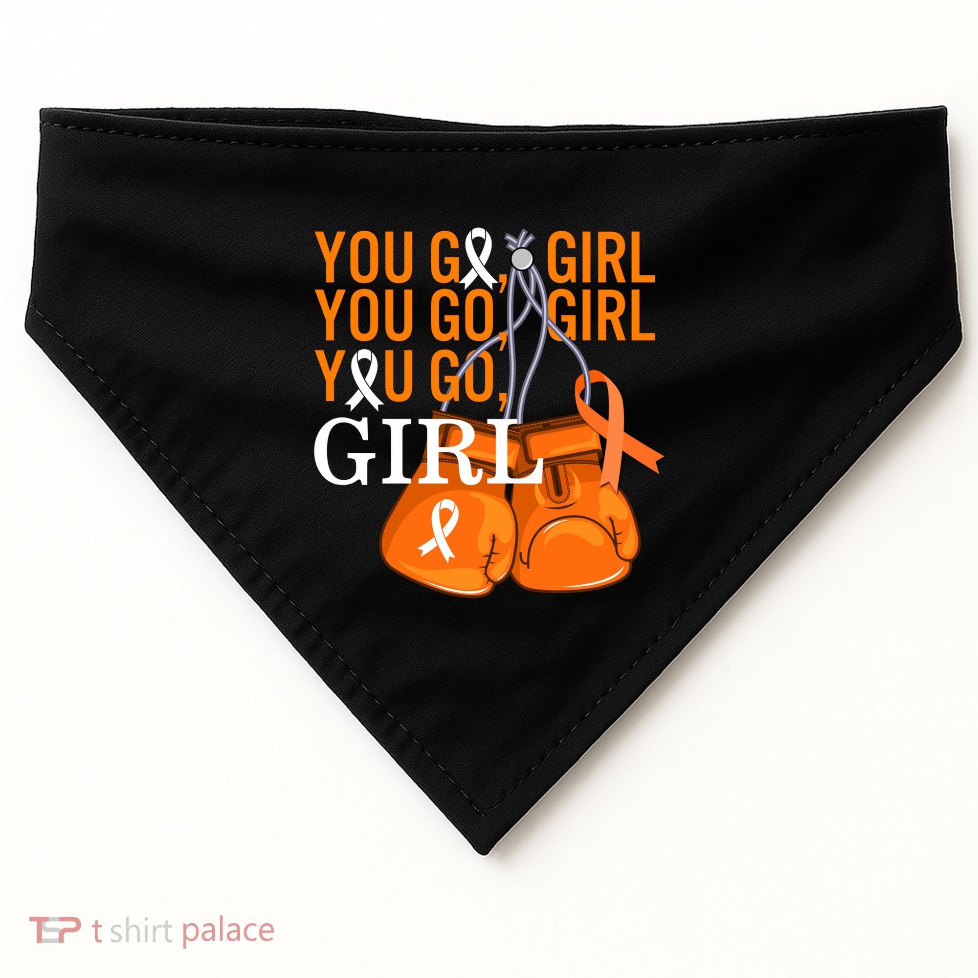 Ms Warrior Awareness You Go Multiple Sclerosis Fight Gift USA-Made Doggie Bandana
