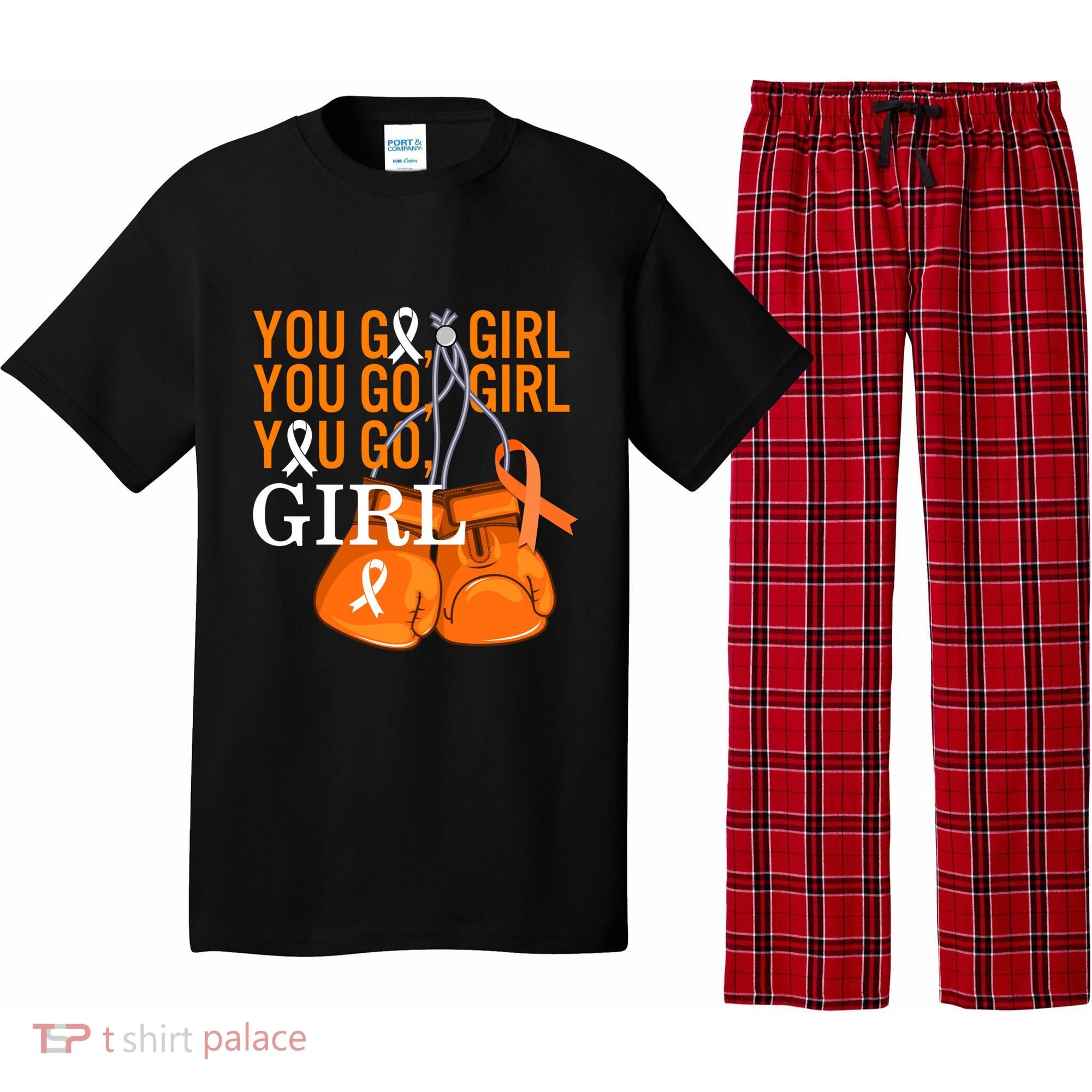 Ms Warrior Awareness You Go Multiple Sclerosis Fight Gift Pajama Set