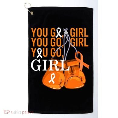 Ms Warrior Awareness You Go Multiple Sclerosis Fight Gift Golf Towel