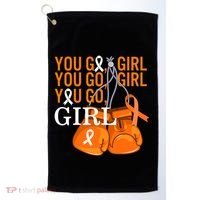 Ms Warrior Awareness You Go Multiple Sclerosis Fight Gift Golf Towel thumb 0