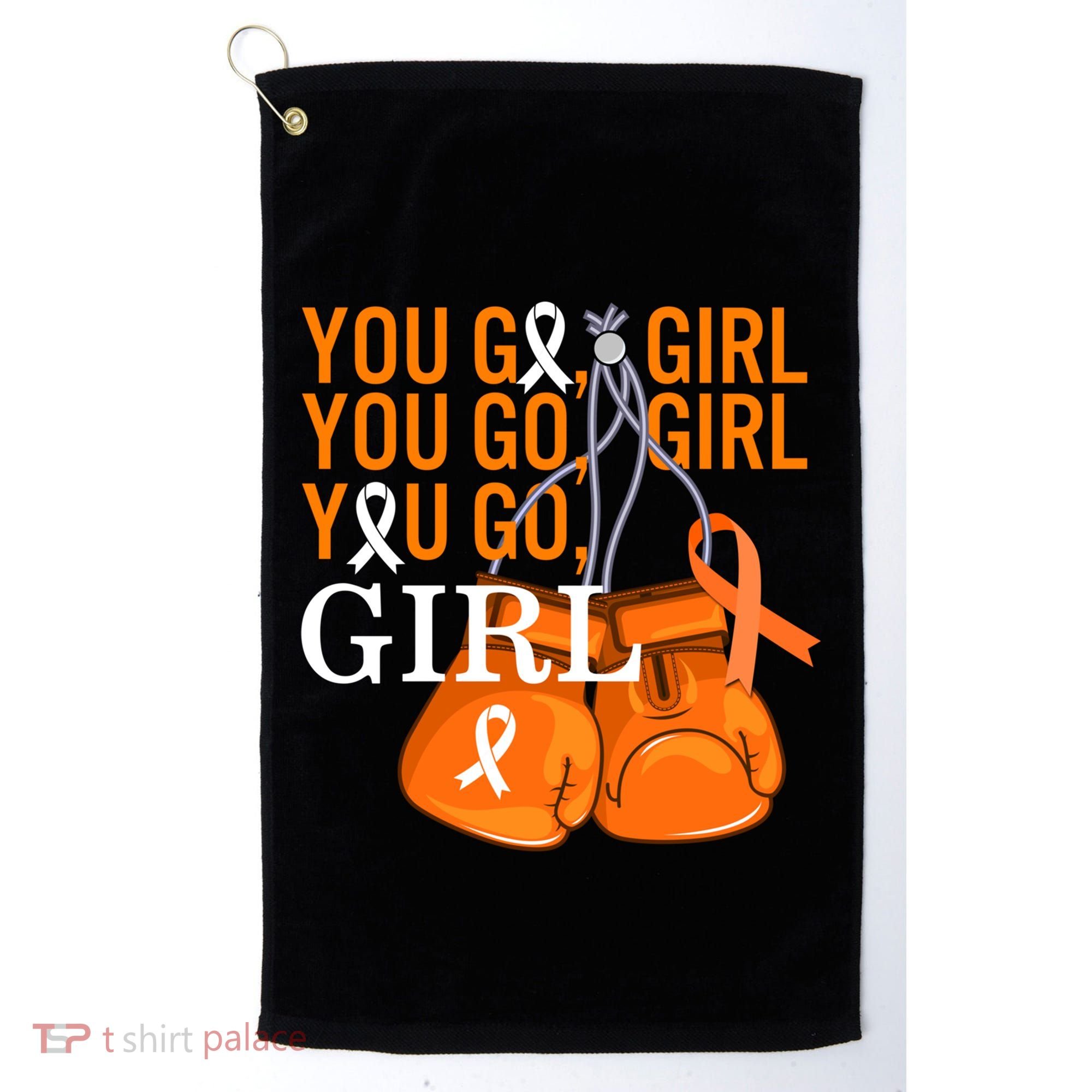 Ms Warrior Awareness You Go Multiple Sclerosis Fight Gift Golf Towel