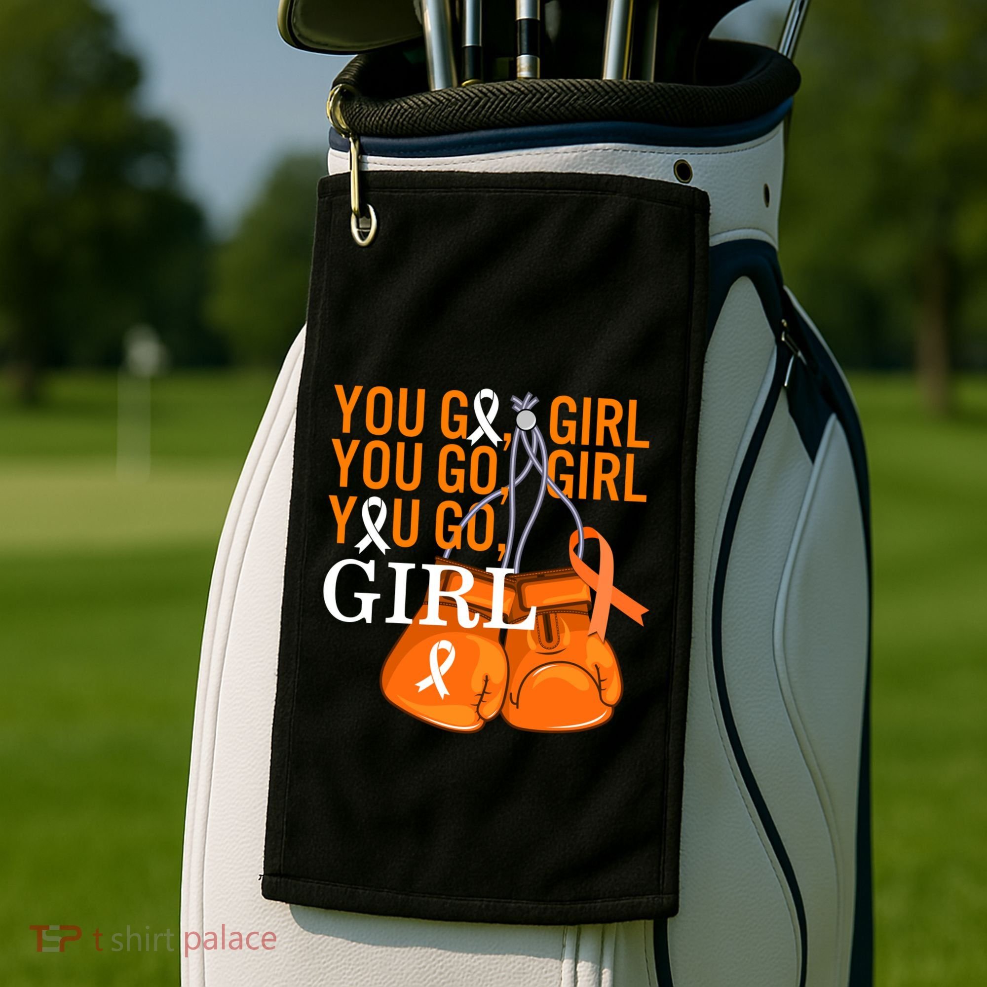 Ms Warrior Awareness You Go Multiple Sclerosis Fight Gift Golf Towel