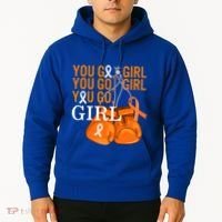 Ms Warrior Awareness You Go Multiple Sclerosis Fight Gift Hoodie thumb 2