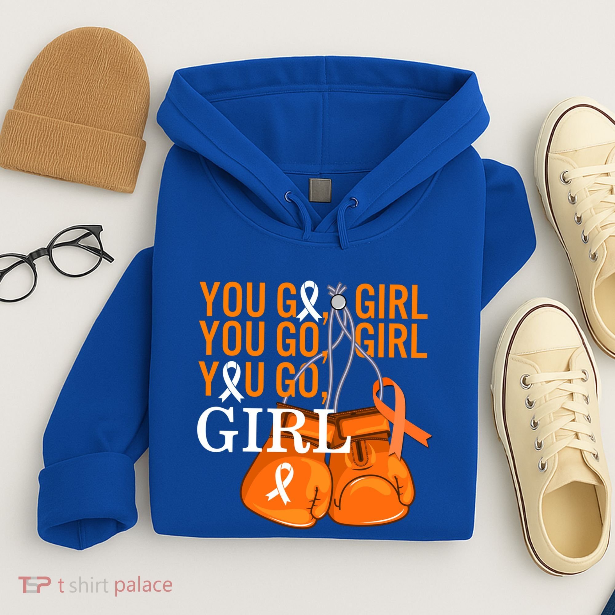Ms Warrior Awareness You Go Multiple Sclerosis Fight Gift Hoodie
