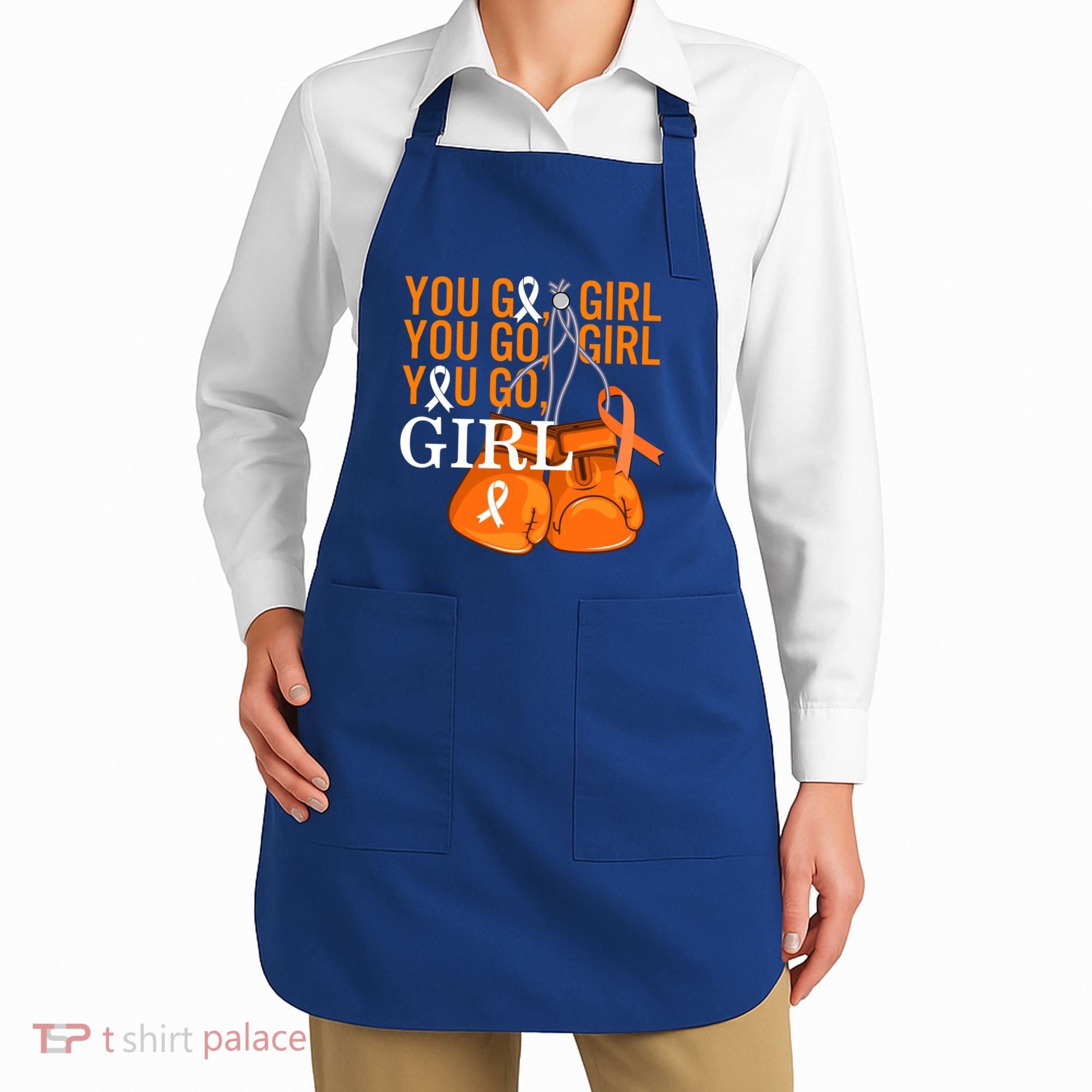 Ms Warrior Awareness You Go Multiple Sclerosis Fight Gift Apron