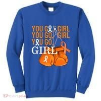 Ms Warrior Awareness You Go Multiple Sclerosis Fight Gift Sweatshirt thumb 0