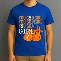 Ms Warrior Awareness You Go Multiple Sclerosis Fight Gift T-Shirt thumb 3