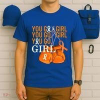 Ms Warrior Awareness You Go Multiple Sclerosis Fight Gift T-Shirt thumb 6
