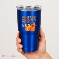 Ms Warrior Awareness You Go Multiple Sclerosis Fight Gift Tumbler thumb 2